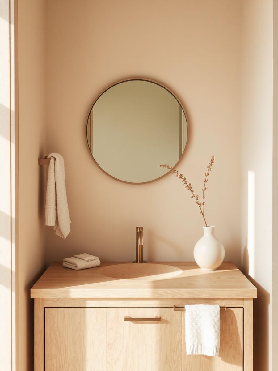 Badkamer in Japandi stijl